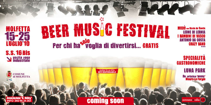 Il «Beer Music Festival»  a  Molfetta